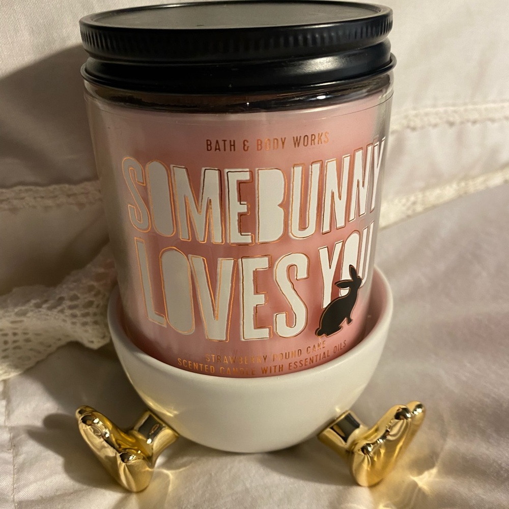 BBW Candle & Chick Candle Holder